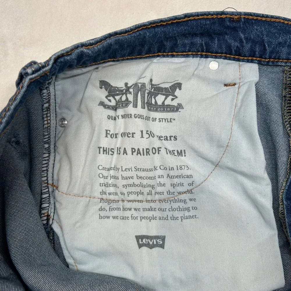 Levi's 511 Jeans Mens 38x28 Blue Medium Wash Slim Fit‎ Denim Pants